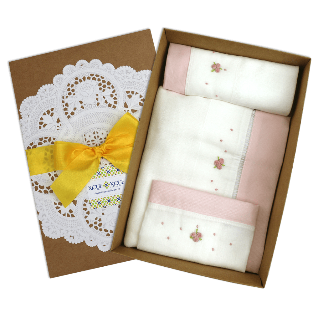 Kit Rosa Rococó - 3 Peças 