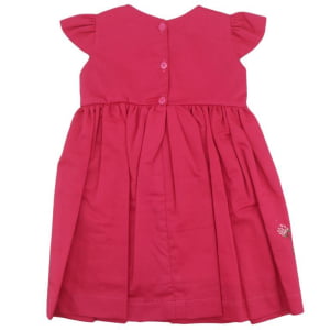  Vestido Florescer Jardim Rosa Pink + Calcinha